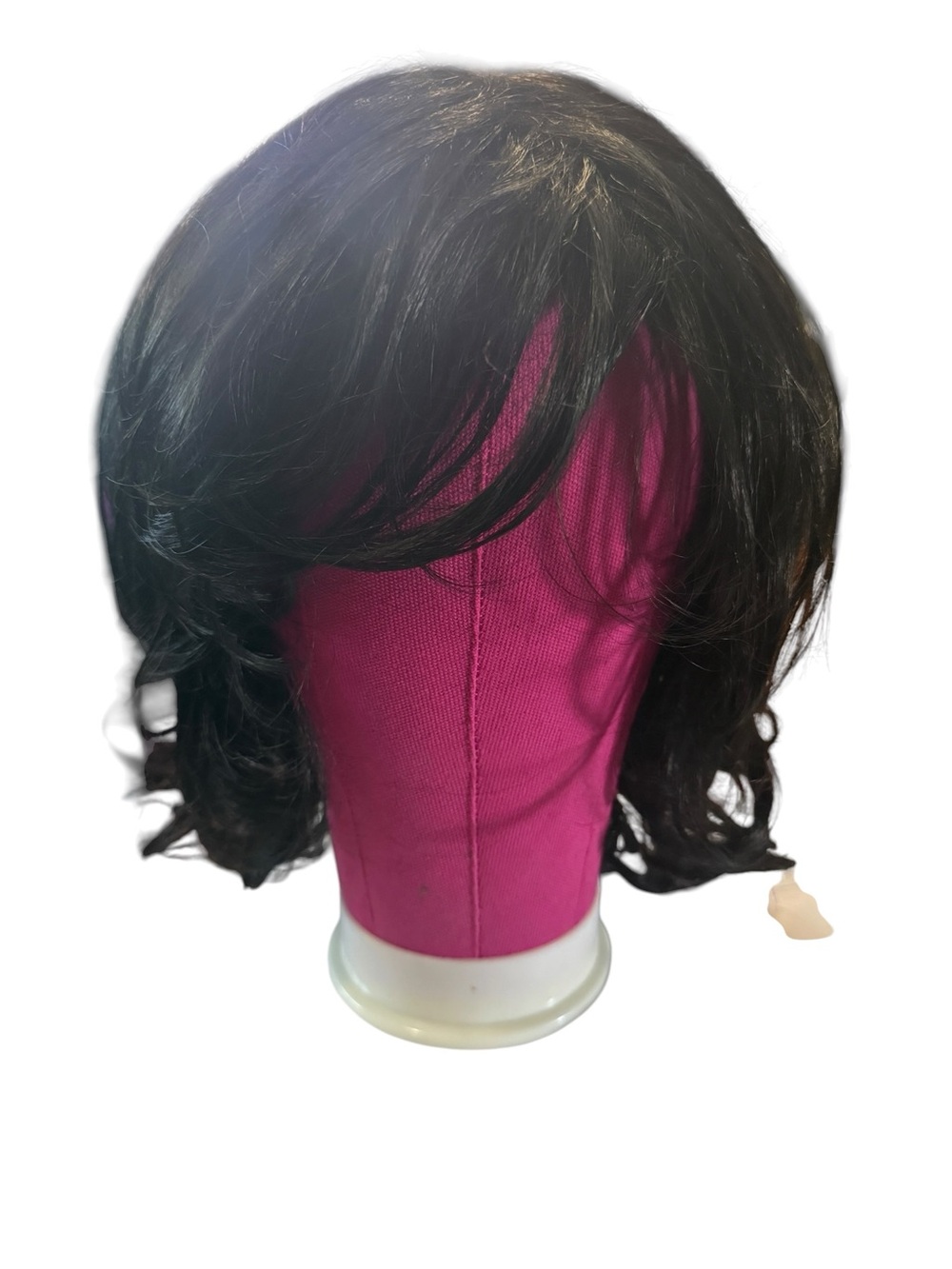 Black Short Layered Women’s Wig - Synthetic Diahann Carroll 1B